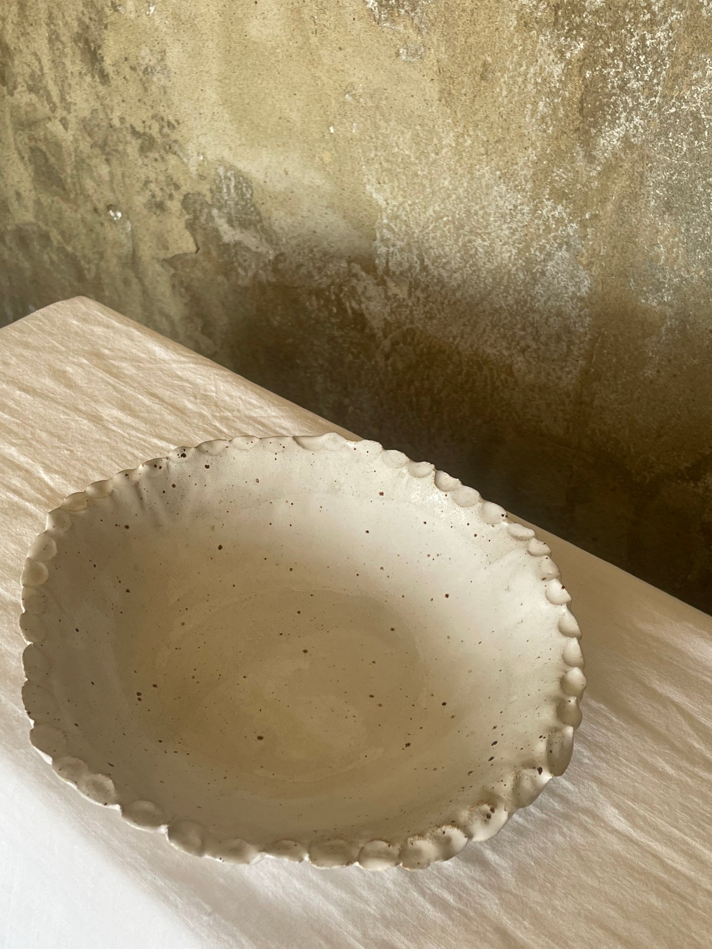 Frilled pasta dish