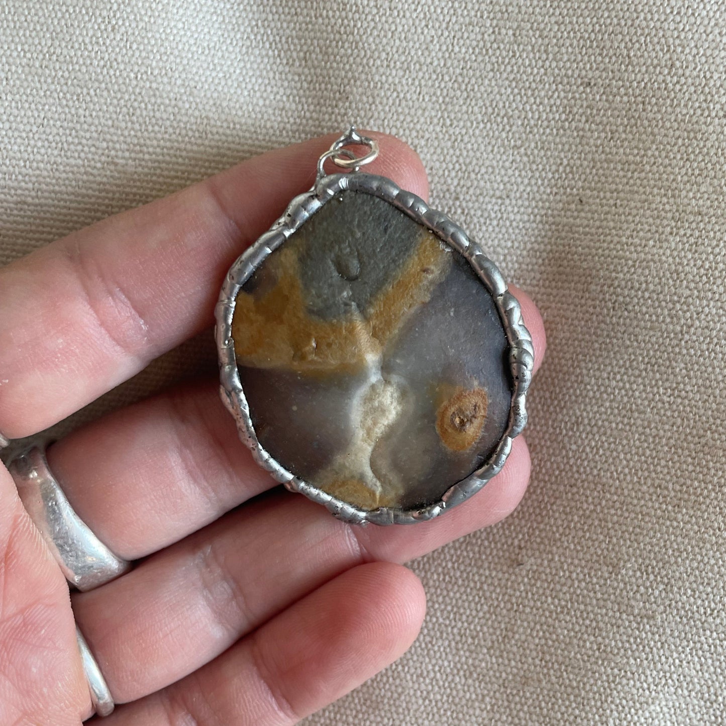 Flint Pendant, A Fragment of the Ocean