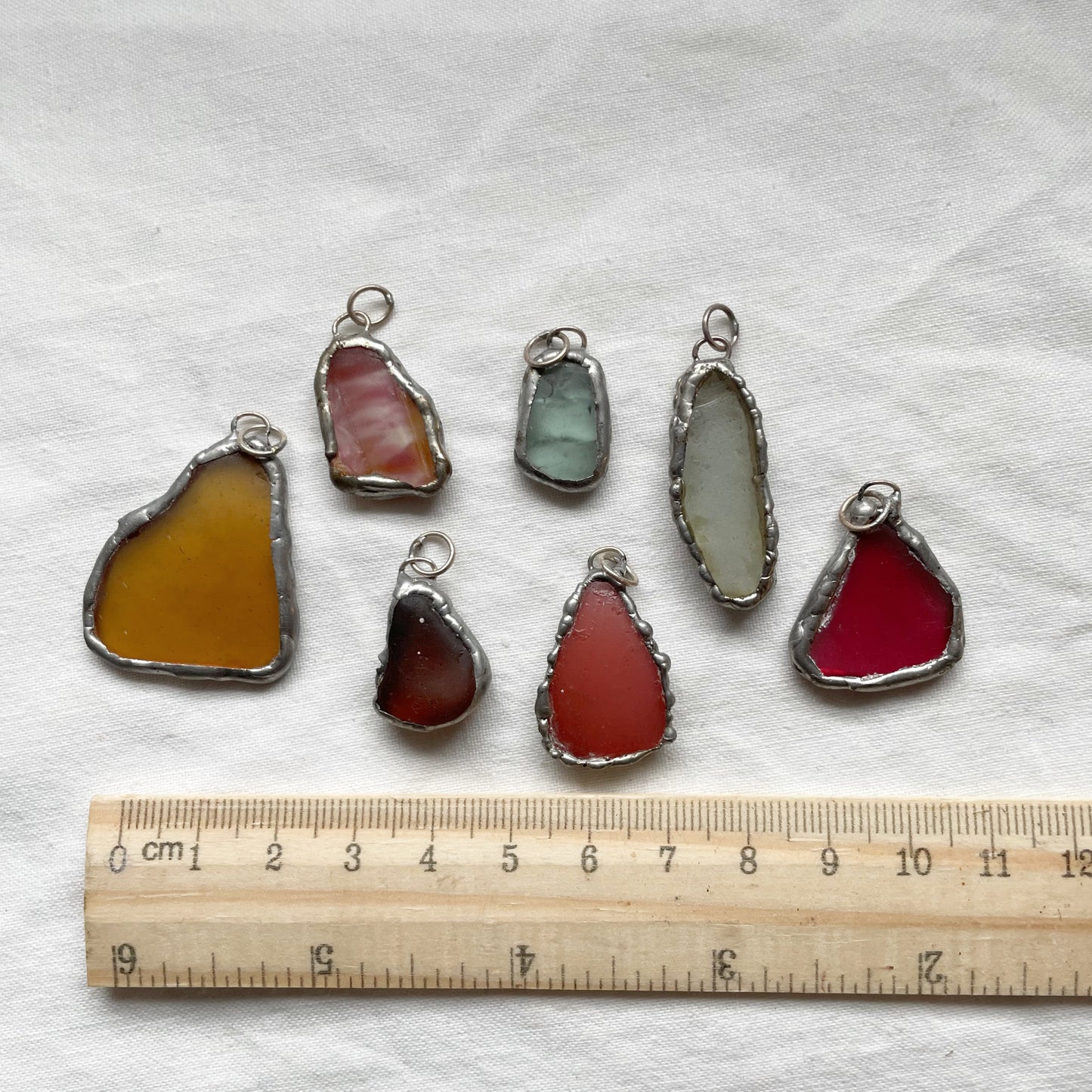 Sea Glass Pendant, Handmade Coastal Jewellery