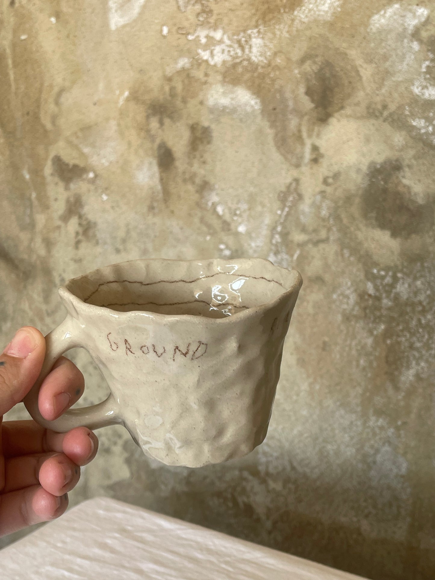 Ground, build, produce, give tea cup