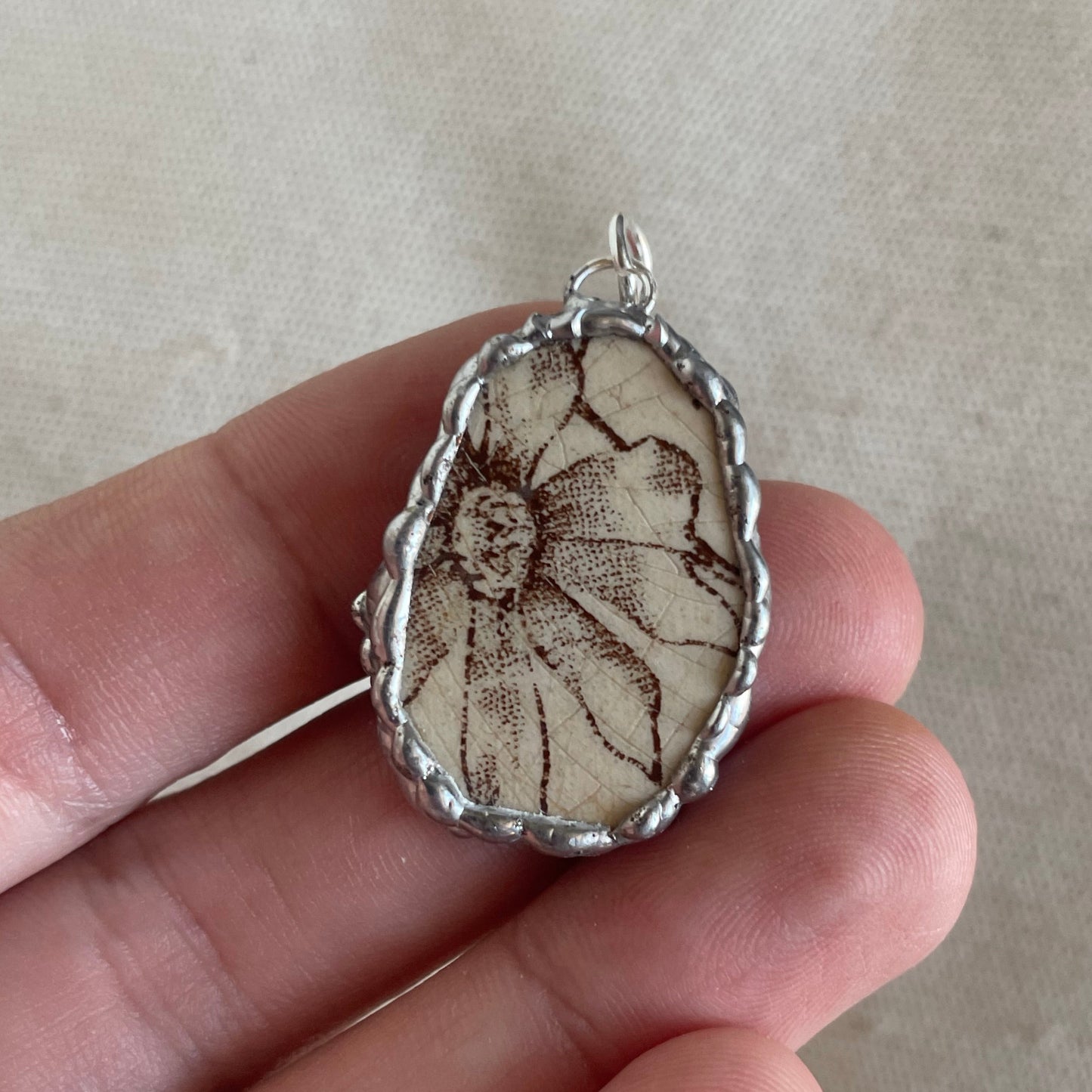 Sea Pottery Pendant, A Treasure from Hampshire
