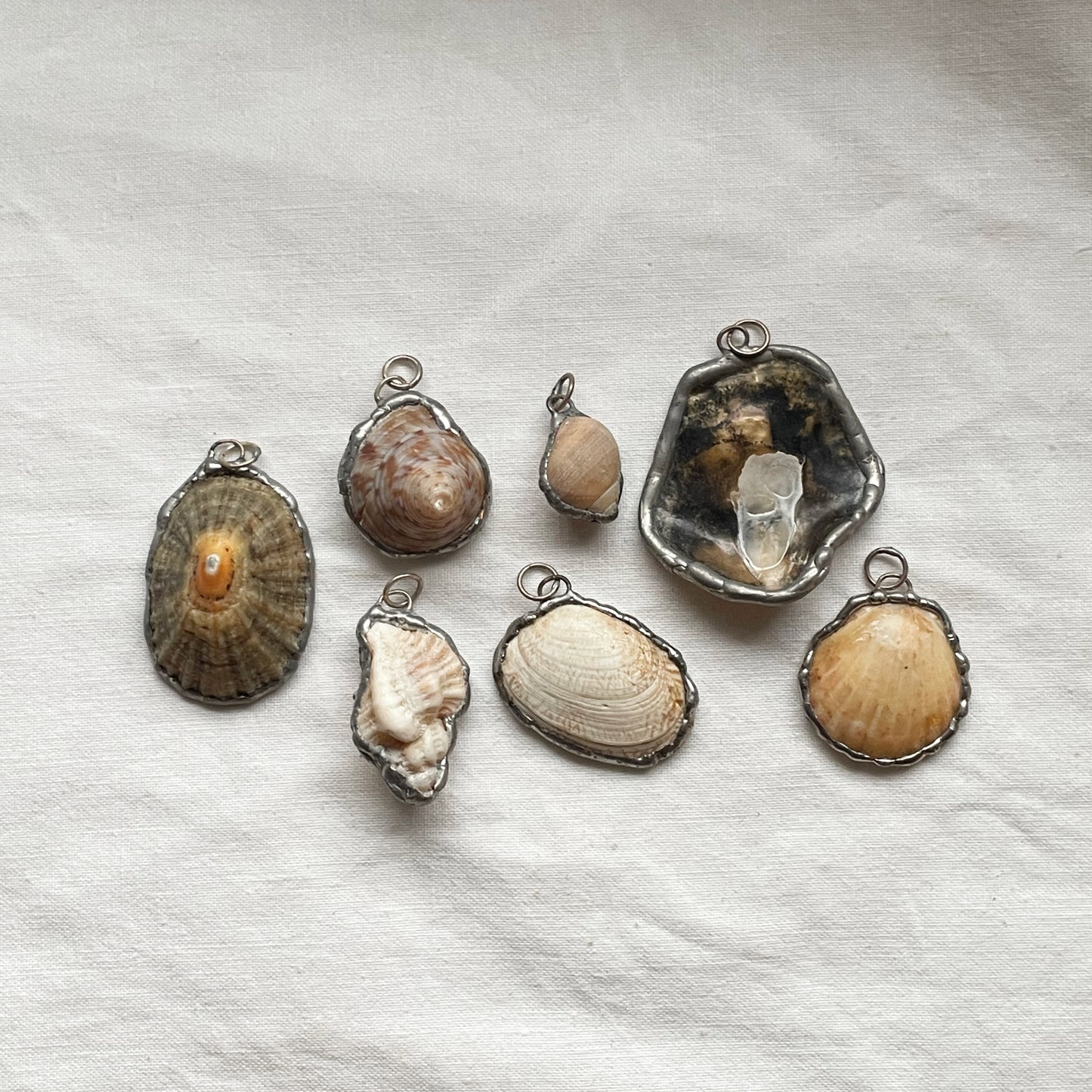 Unique Shell Pendant, Handmade Coastal Jewellery, Portsmouth UK