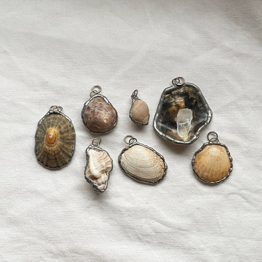 Unique Shell Pendant, Handmade Coastal Jewellery, Portsmouth UK