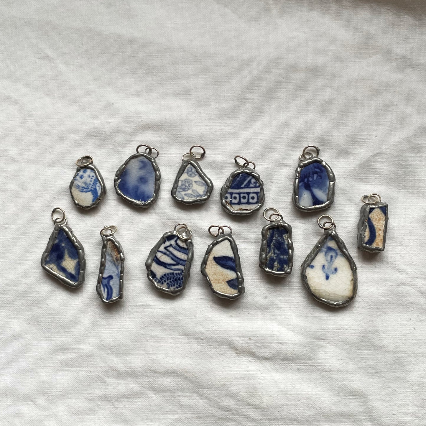 Sea Pottery Pendant, A Treasure from the Shores of Portsmouth