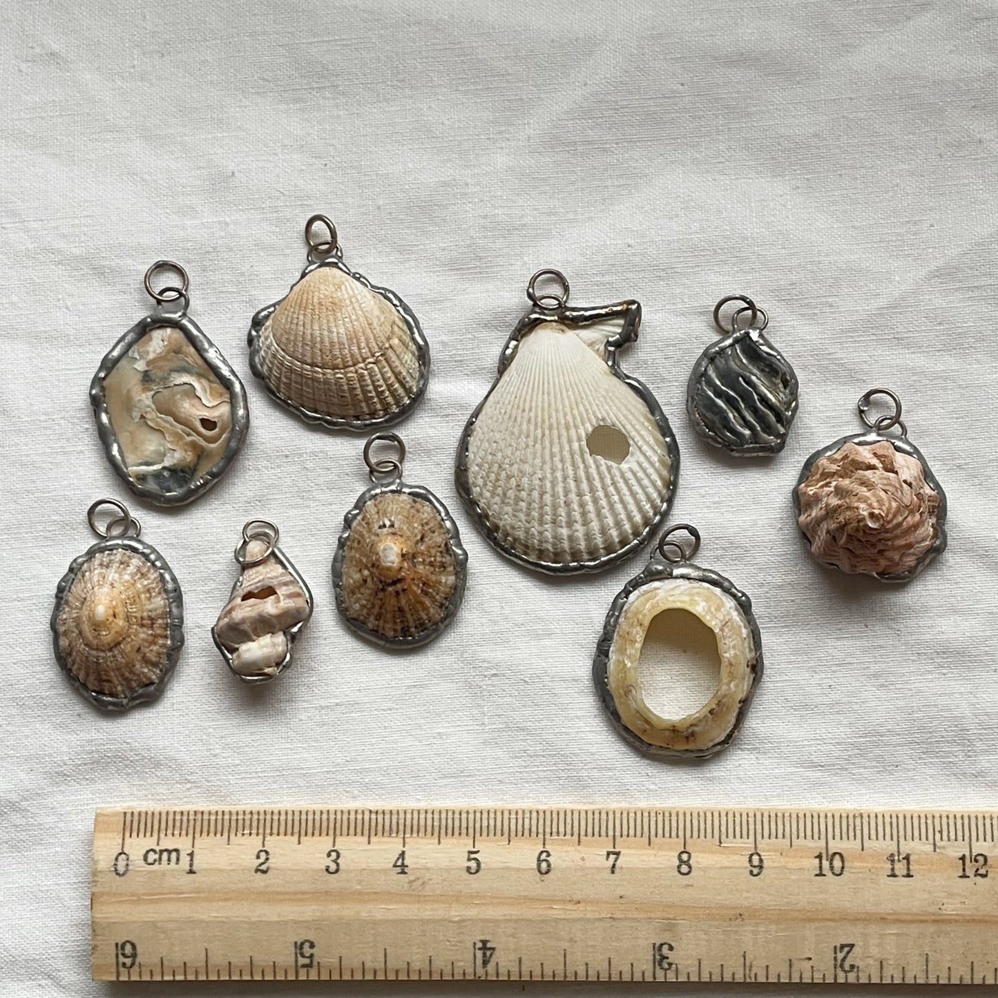 Handmade Shell Pendant, Coastal Jewellery Inspired by the British Shore